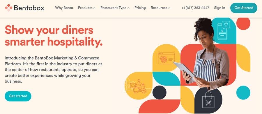 bentobox landing page, ecommerce companies