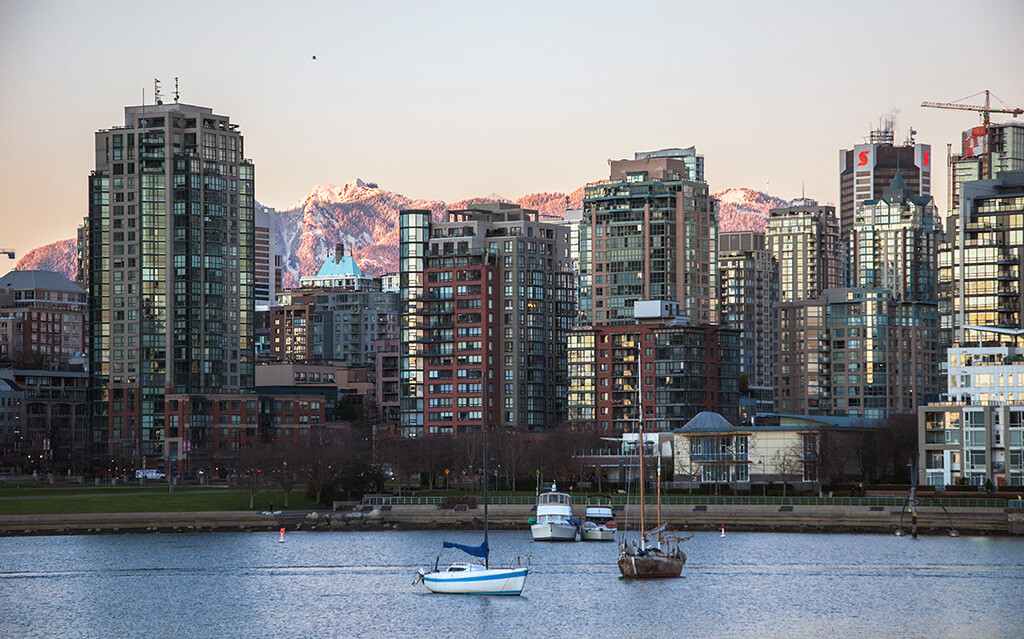 biking in Vancouver, BC