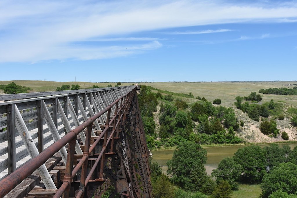 Cowboy Trail rail trail for cycling in the United States