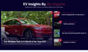 EV Universe full web design image