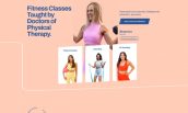 Evlo Fitness full web design image