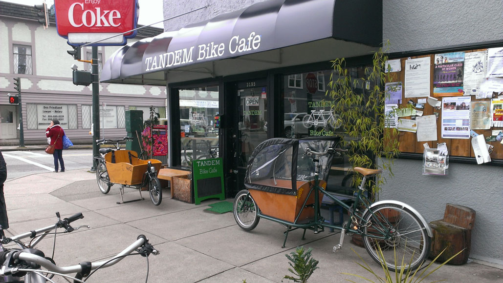 Photo courtesy of Tandem Bike Cafe