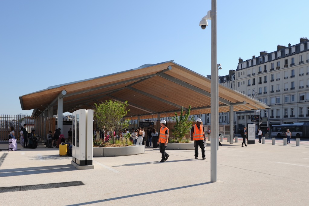 Gare de Nord Paris France bicycle parking