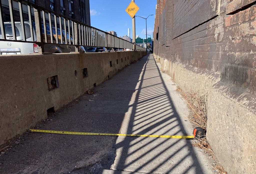 one of the worst bike lanes is this on in Manhattan