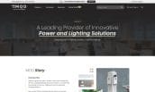 MOD National Lighting website screenshot 2
