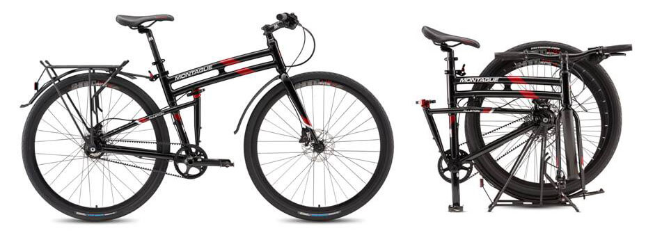 Folding bikes with belt drive