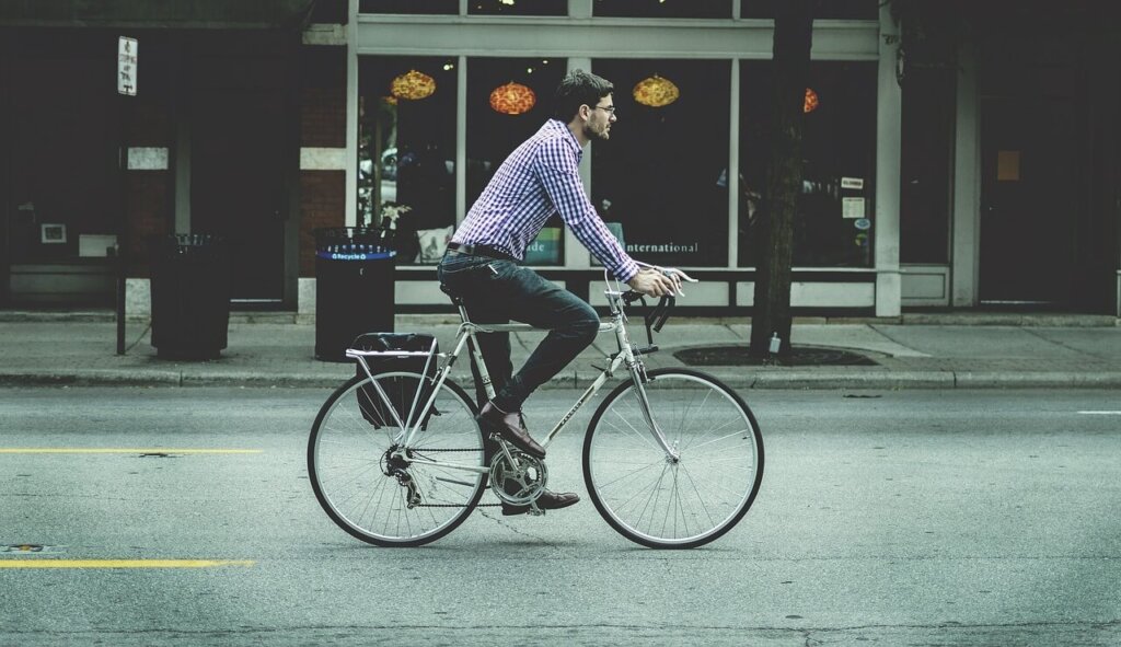 Transition From the Bike to the Office 