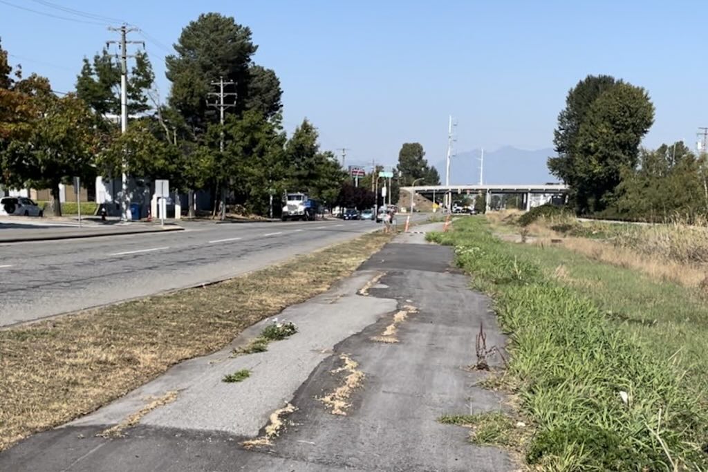 Worst bike lanes in Richmond, BC