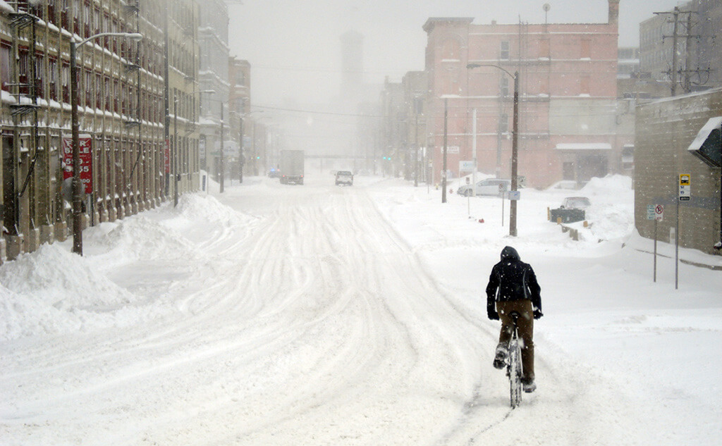 Winter cycling