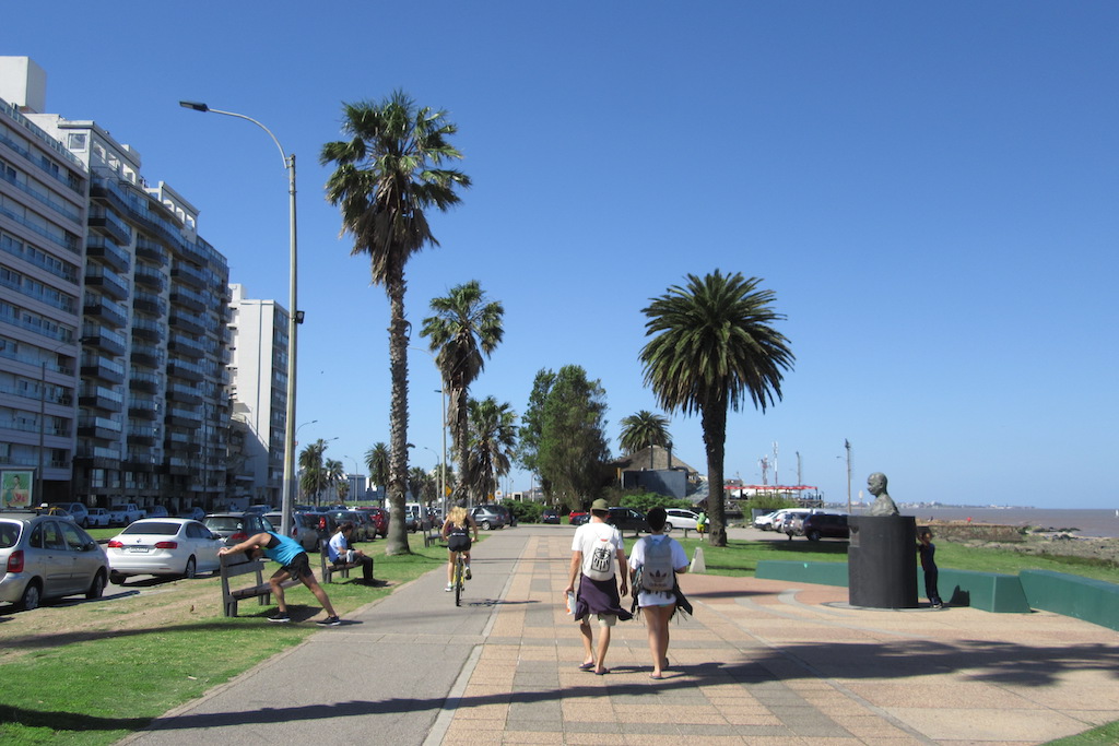 Rambla Montevideo, Uruguay waterfront bike path