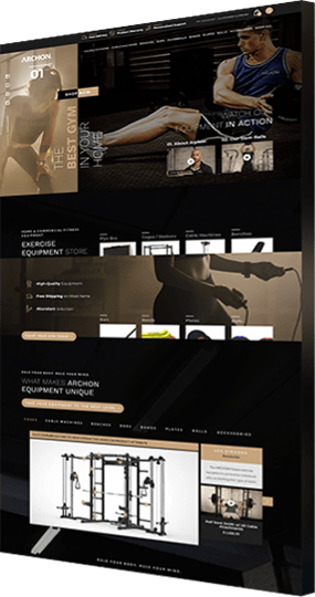 Auto Repair Website Design Company sample: Archon Fitness