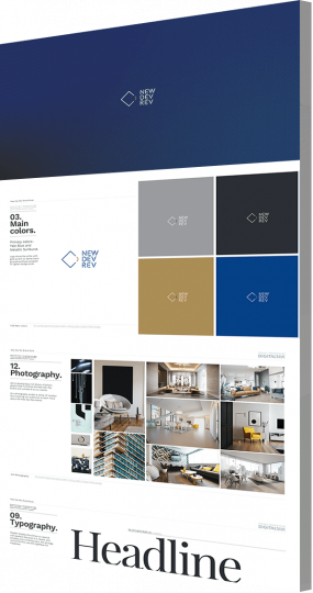 Creative design agency portfolio example: NewDevRev