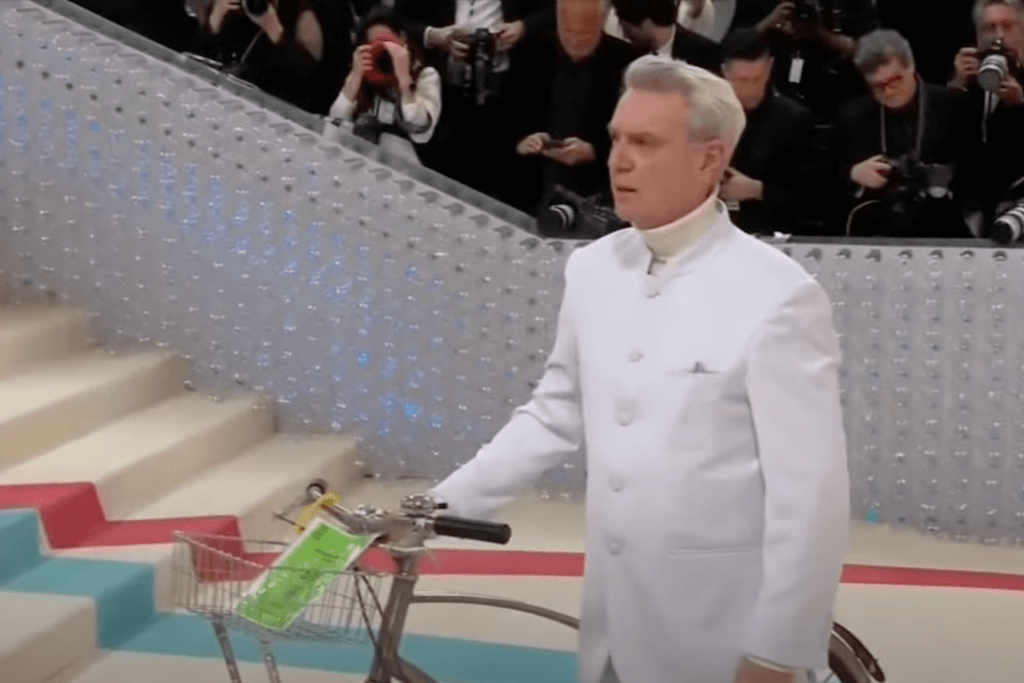 David Byrne at the Met Gala