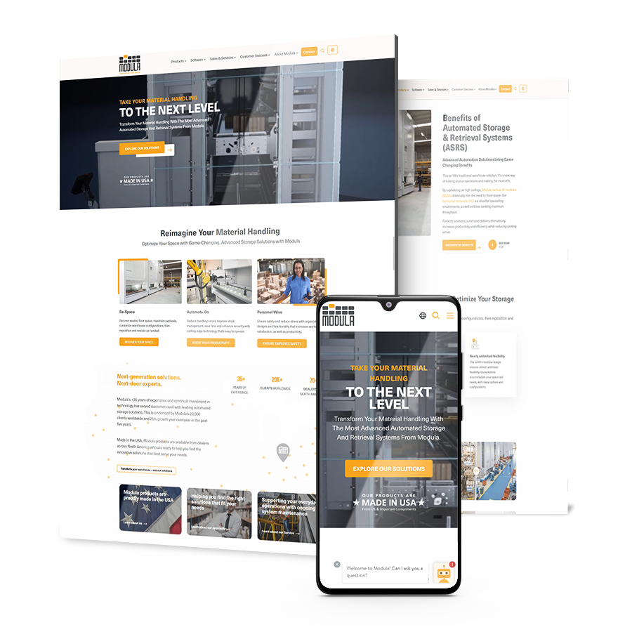 modula website redesign case study