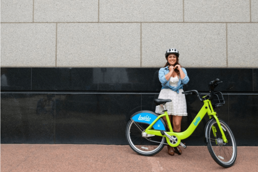 Louisville's LouVelo bike share program